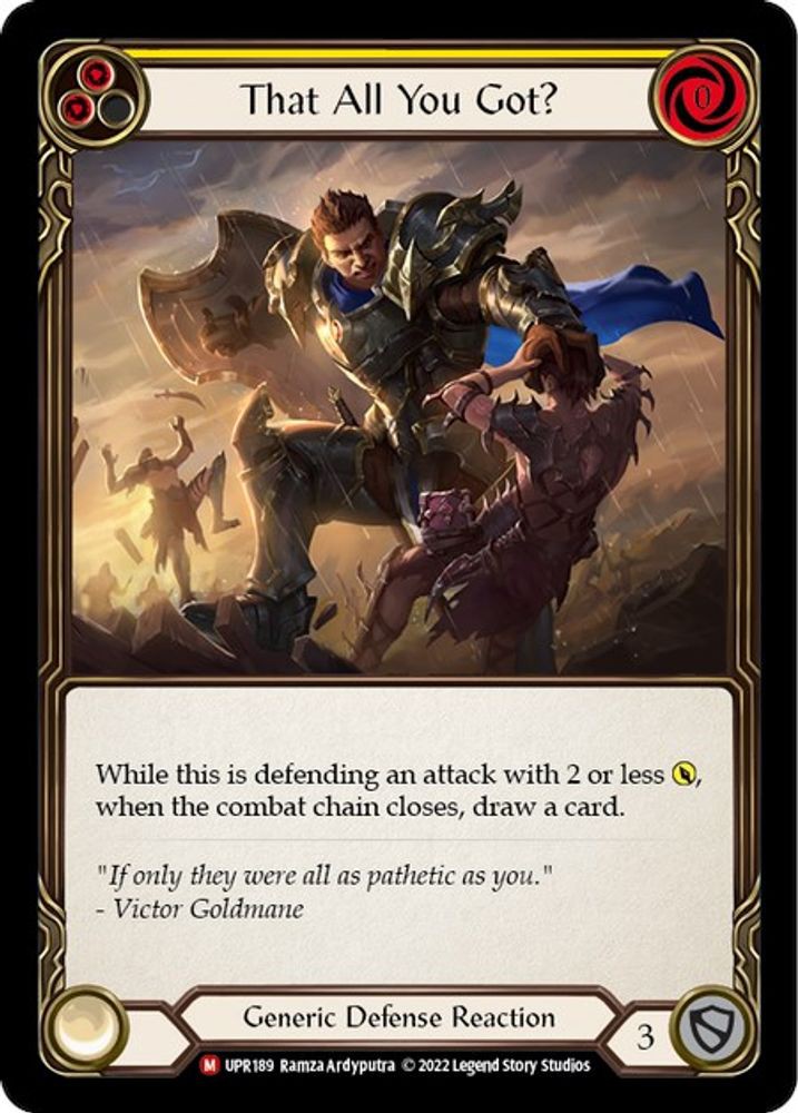 Flesh and Blood TCG Uprising Majestic That All You Got? UPR189 | eBay