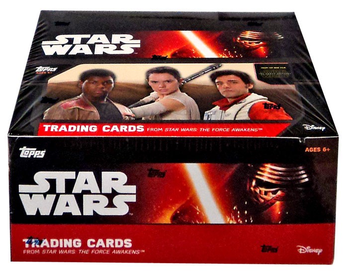 the force awakens trading cards