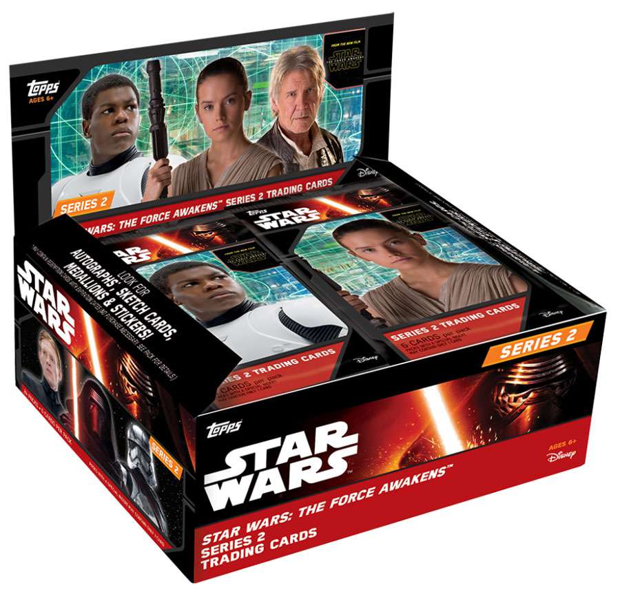 star wars force awakens trading cards