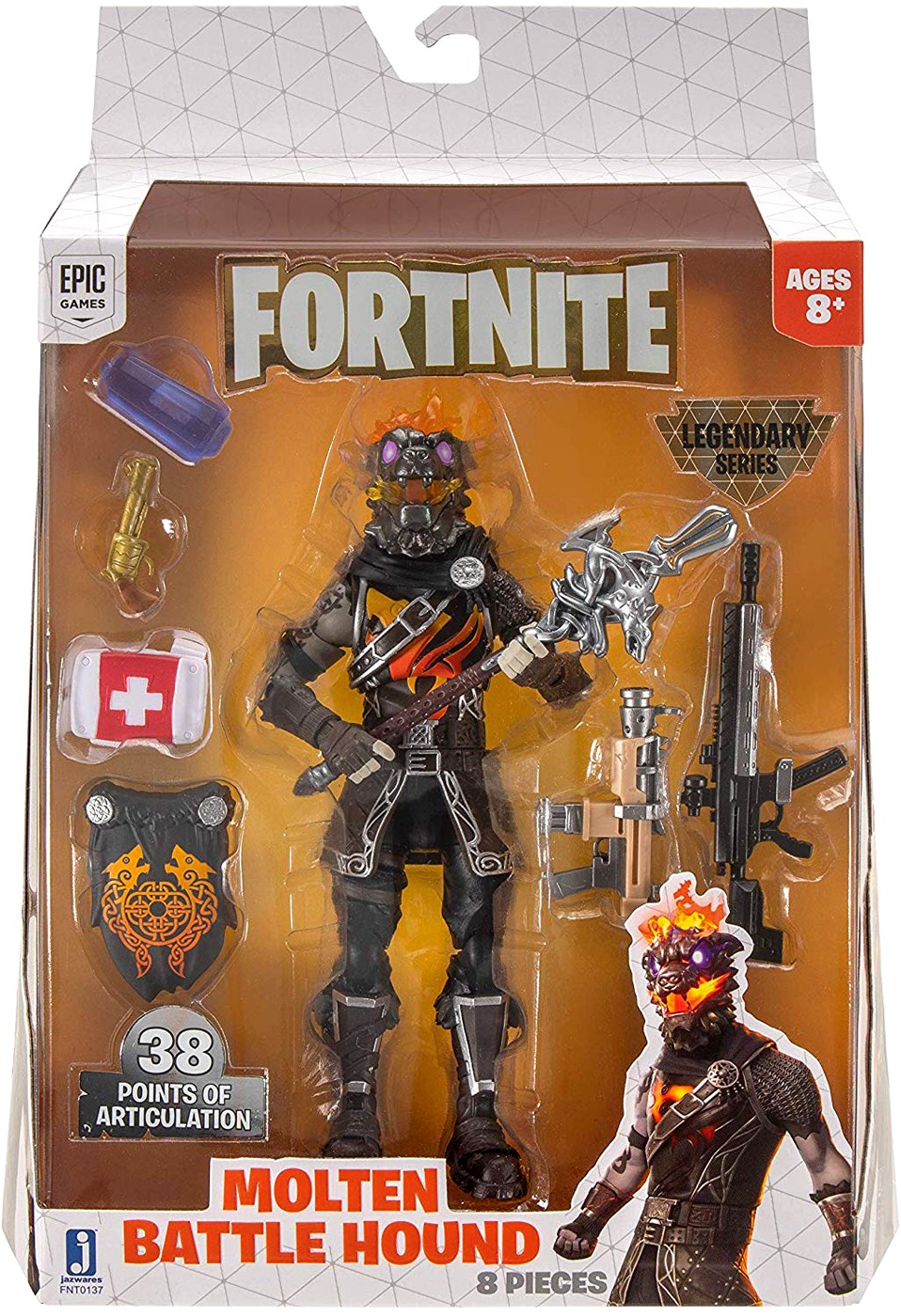 Fortnite Legendary Series Molten Battle Hound Action ...