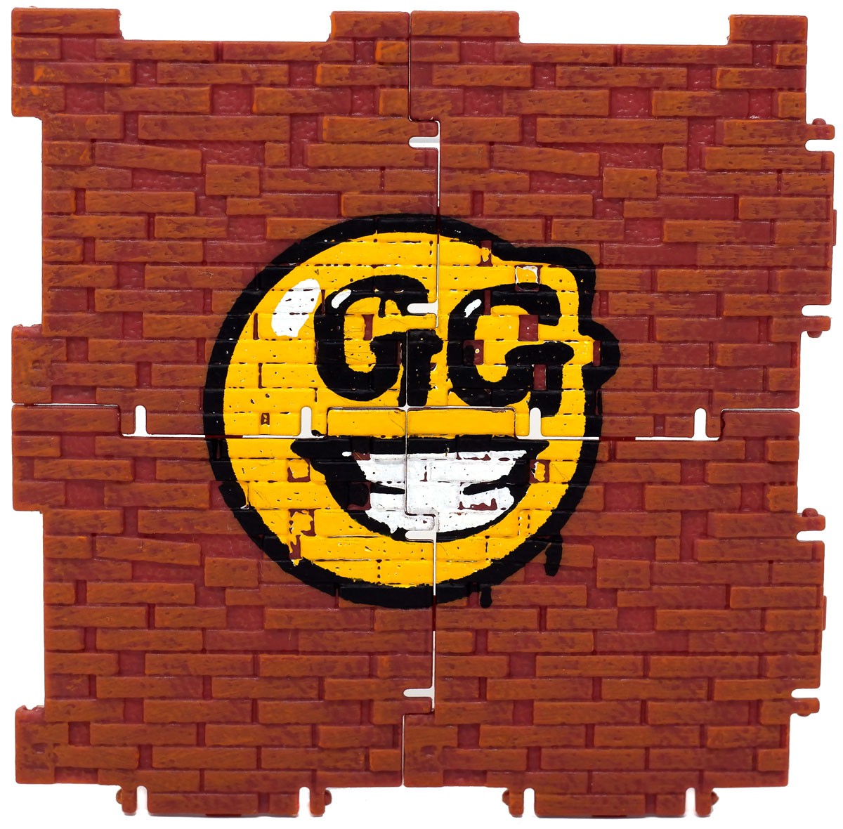 fortnite building material with gg smiley face 4 inch figure accessory loose - fortnite building materials