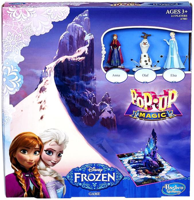 frozen pop up board game