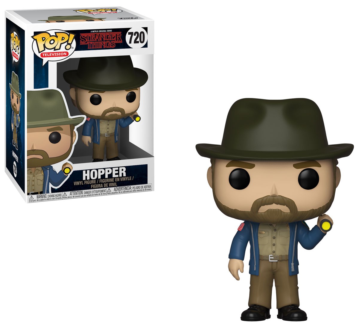 hopper funko pop stranger things