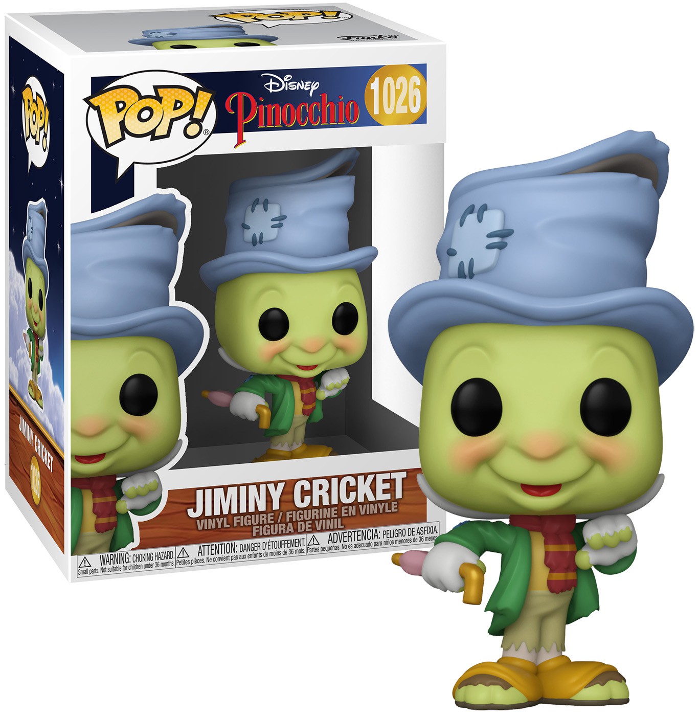 ディズニー ピノキオ & ジミニー ファンコ　ポップ POP! FUNKO Amazon.com: Funko Pop! Disney: Pinocchio - School Bound Pinocchio