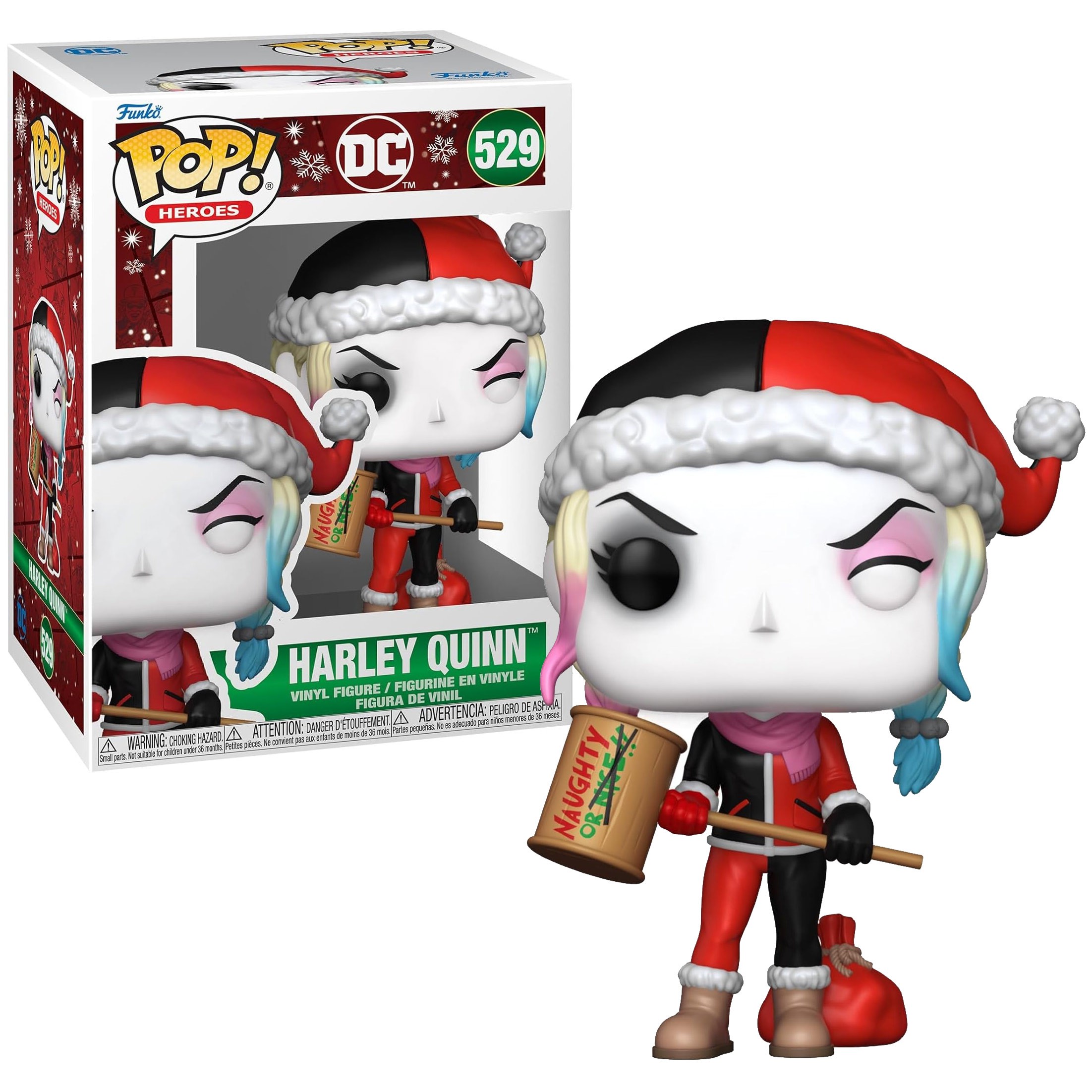 Funko DC POP! Heroes Harley Quinn Vinyl Figure #529 [Holiday 2024