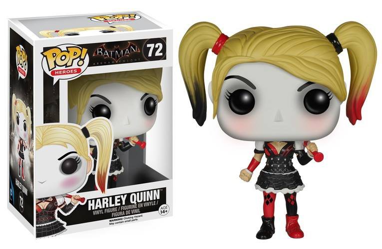 FunkoPop！72 HARLEY QUINN Batman Arkham Knight POP! Heroes Harley Quinn Vinyl Figure