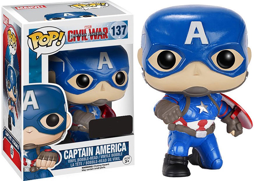 capitan america civil war funko pop