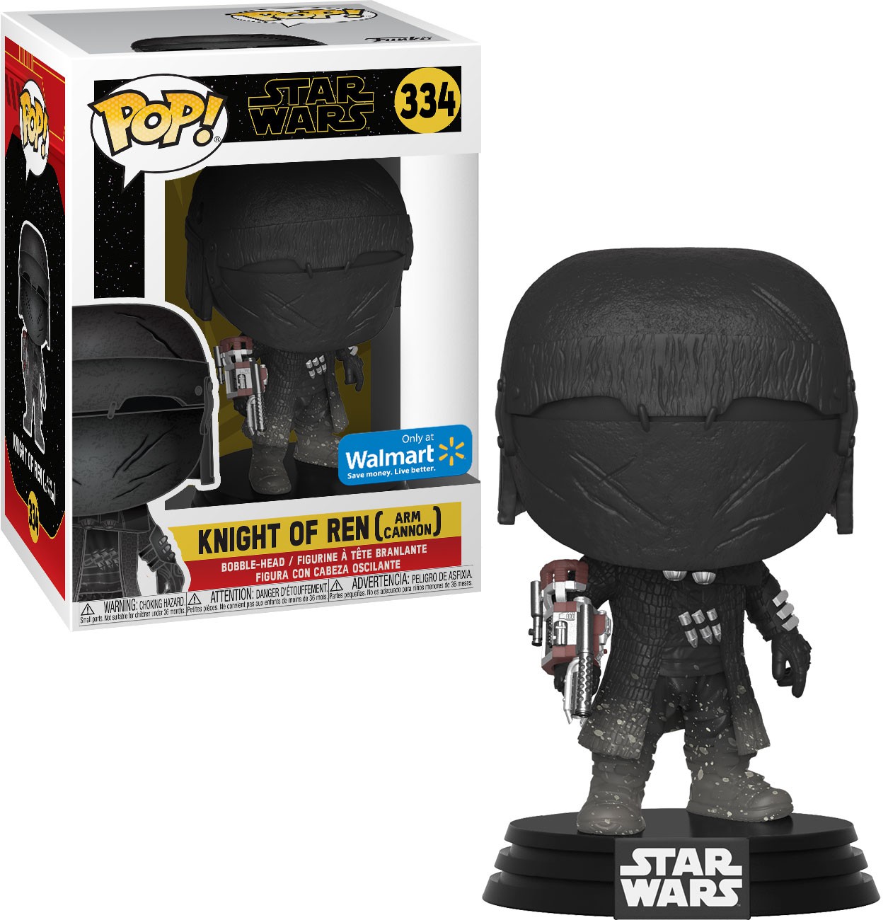 BRACCIO CANNONE FUNKO POP STAR Wars-Cavaliere di REN Figura in vinile #334
