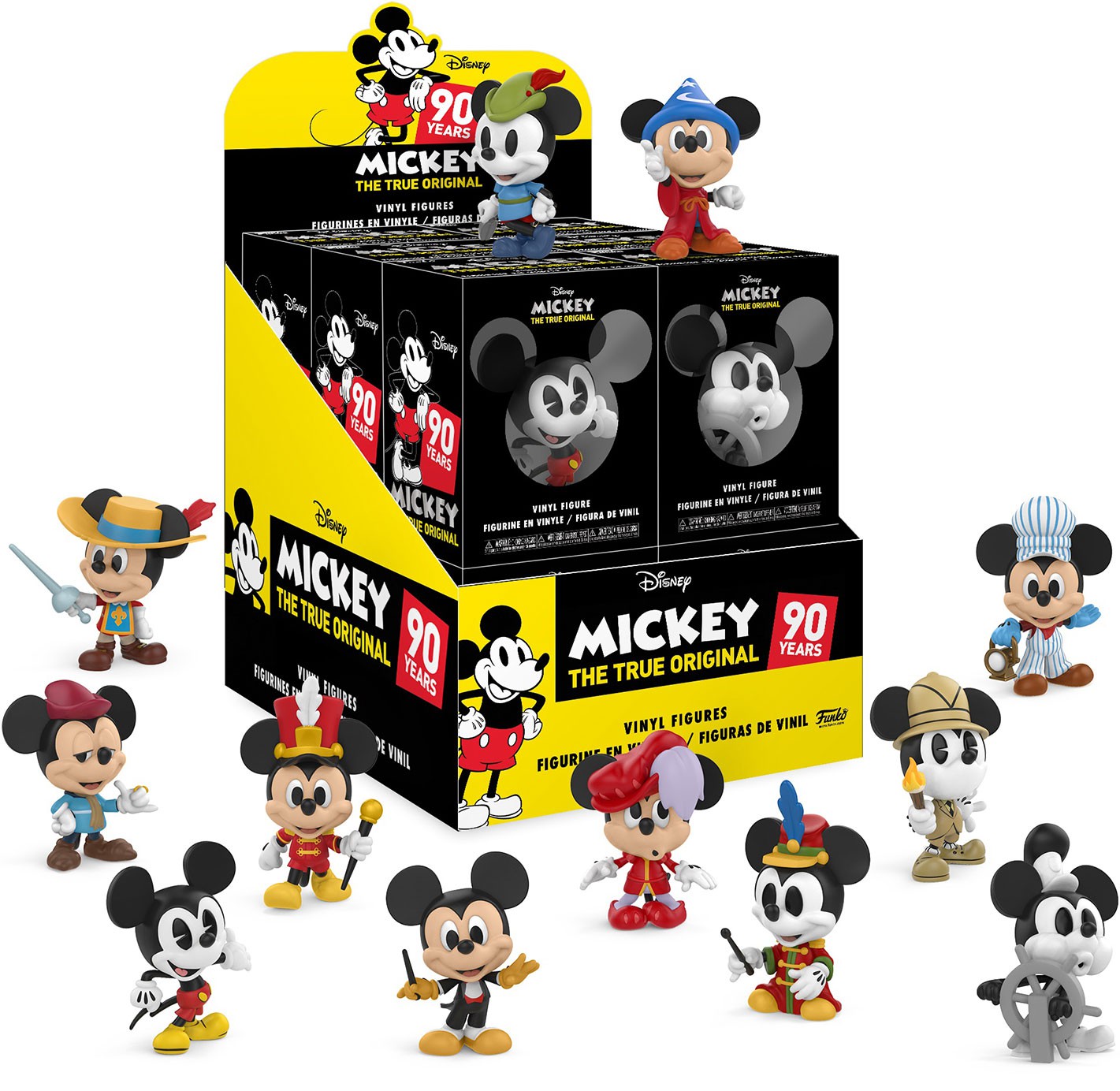 Funko Disney Mystery Minis Mickey Mouse 90th Anniversary Mystery Box ...