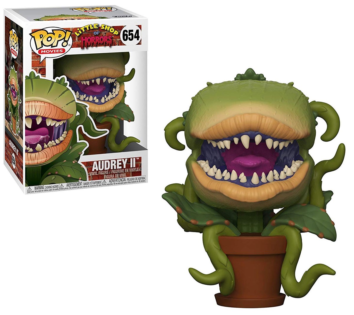 す*す様 AUDREY Ⅱ pop! FUNKO ポップ フィギュア オードリー POP Movies Audrey II Vinyl Figure #654 [Clean, Regular Version