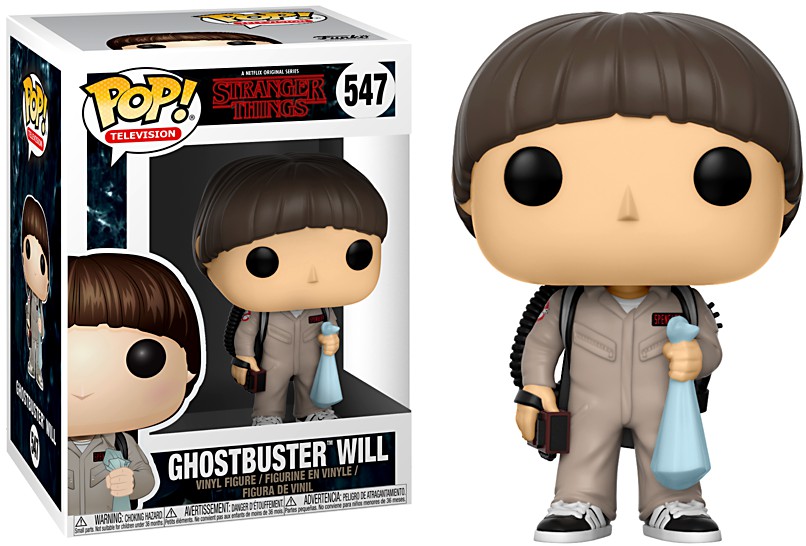 Stranger Things Season 2 Funko Pop Tv Ghostbuster Will Vinyl