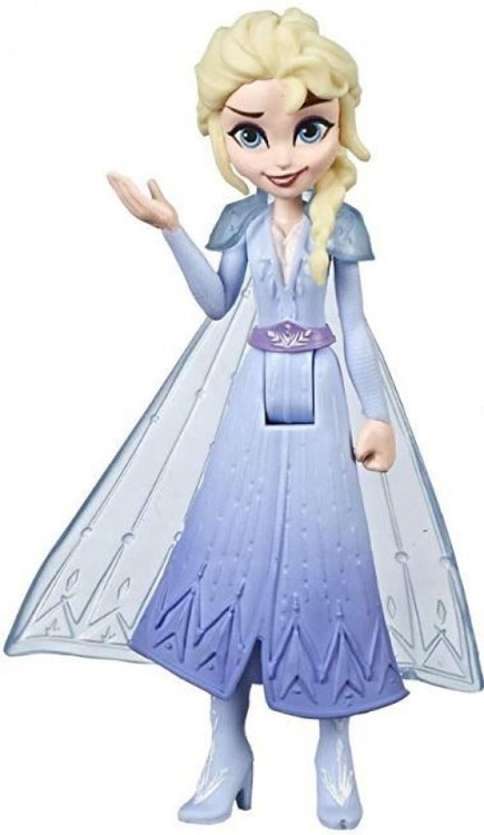 Hasbro Disney Frozen 2 Frozen Adventure Collection Elsa 4 Figure Blue Dress Loose 