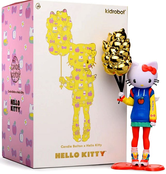 Hello Kitty Candie Bolton x Kidrobot Nostalgia Sanrio 9/" Medium Figure
