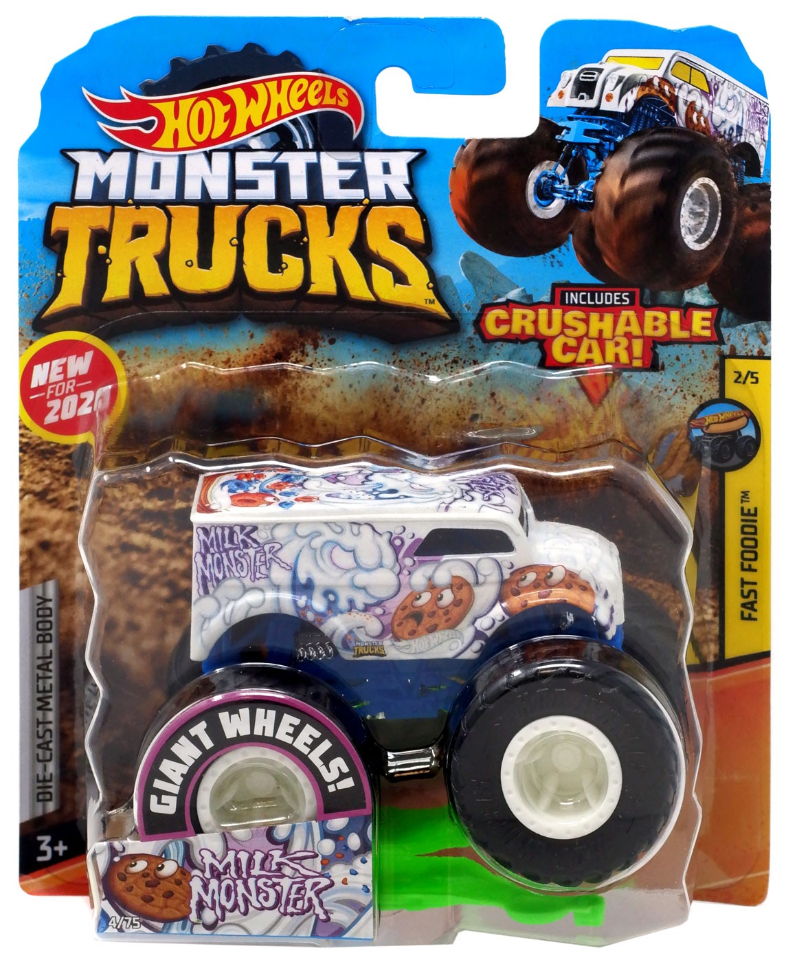 hot wheels milk monster truck