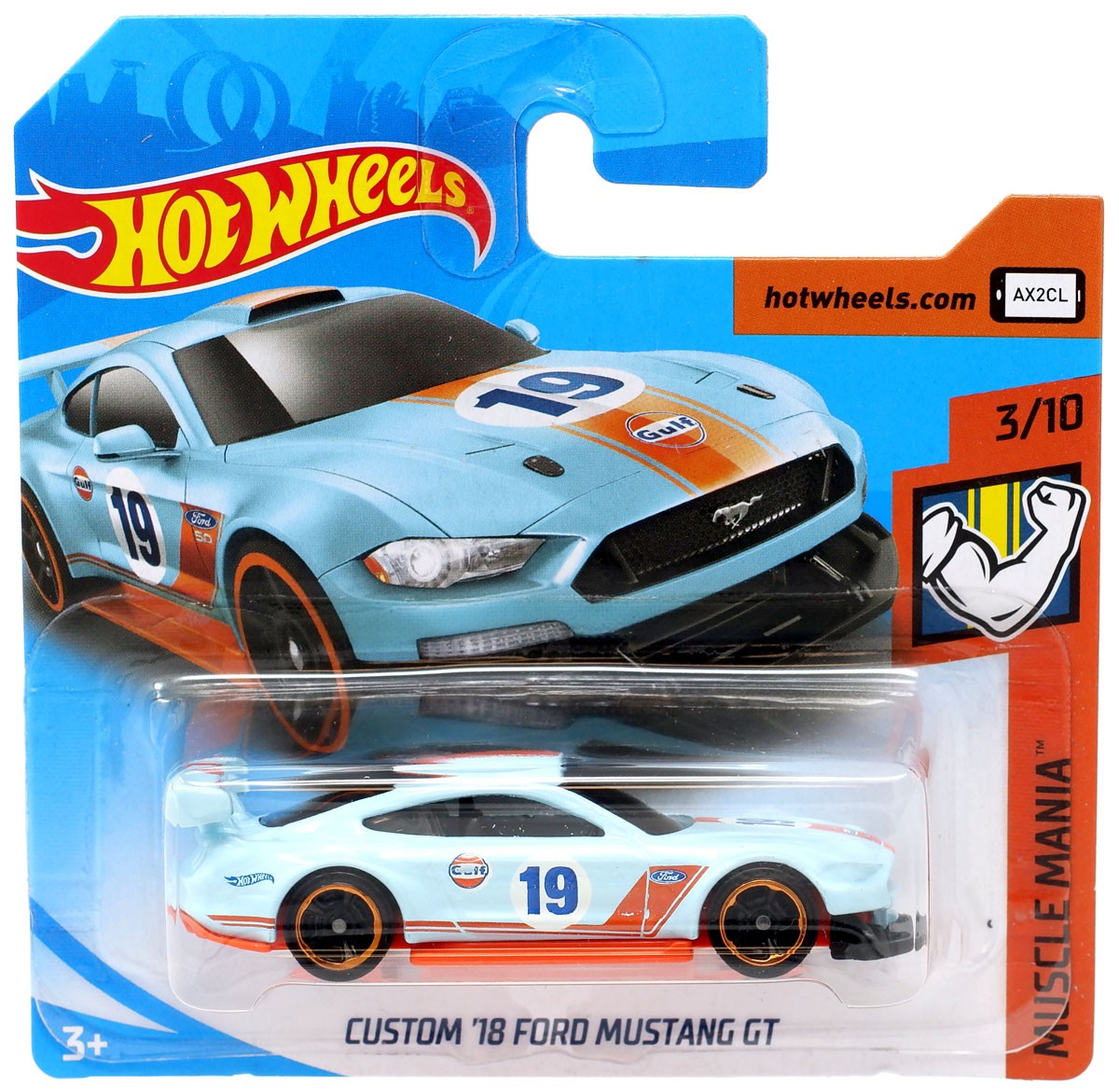 hot wheels custom 18 ford mustang gt