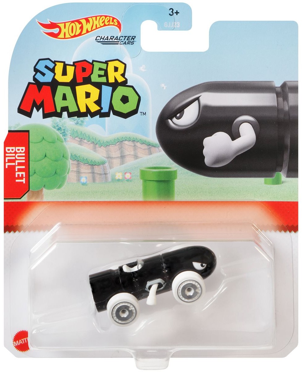 Hot Wheels Super Mario Character Cars Bullet Bill Diecast Car 2021 Ebay 2172