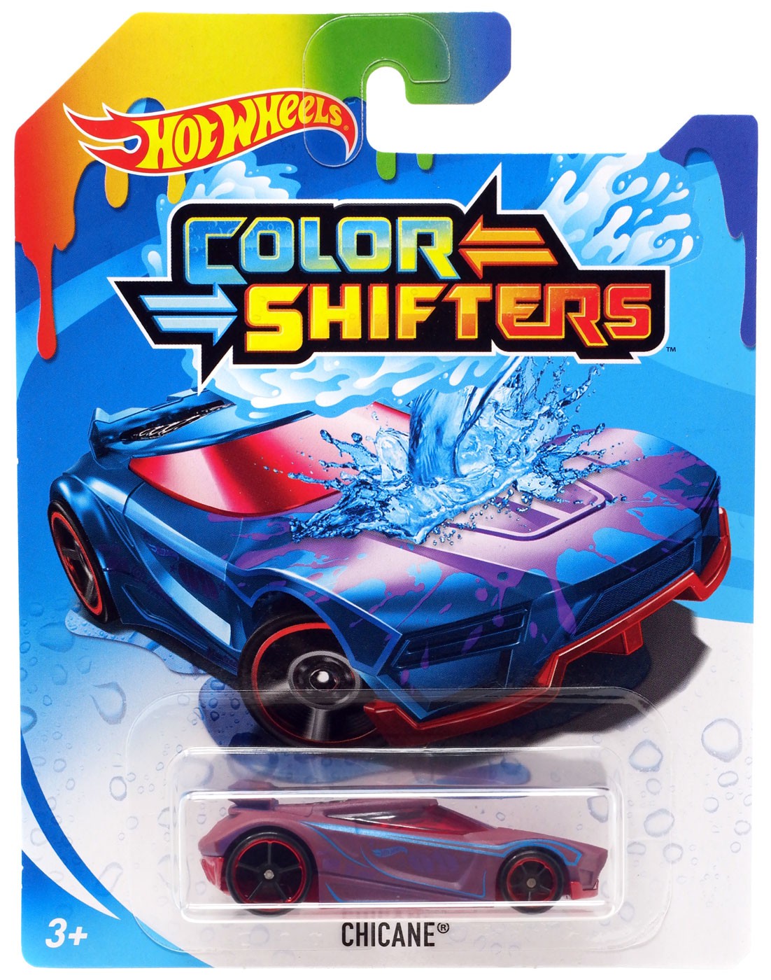 hot wheels colour changing car