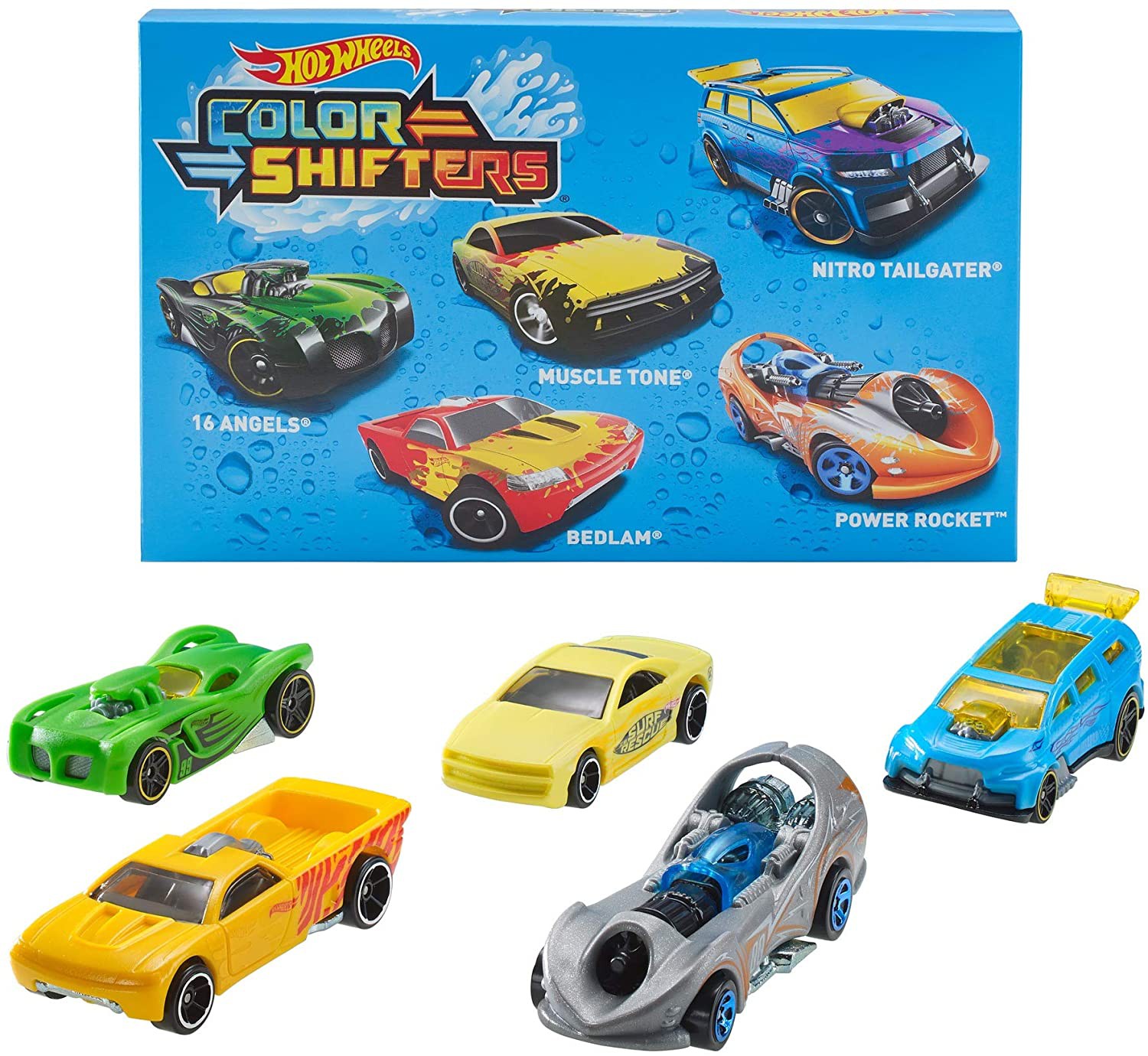 hot wheels change color in water