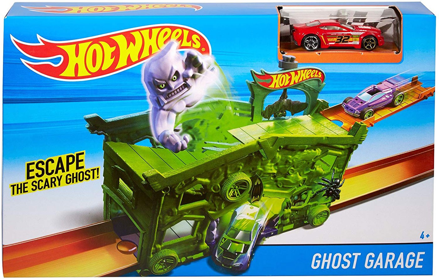  Hot  Wheels  City Ghost  Garage  Die Cast Car Playset 