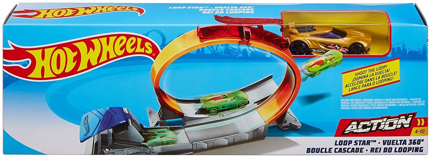 hot wheels loop track directions