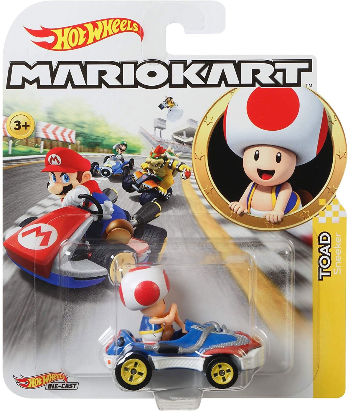 Hot Wheels Mario Kart Toad Diecast Car Sneeker 887961714470 Ebay