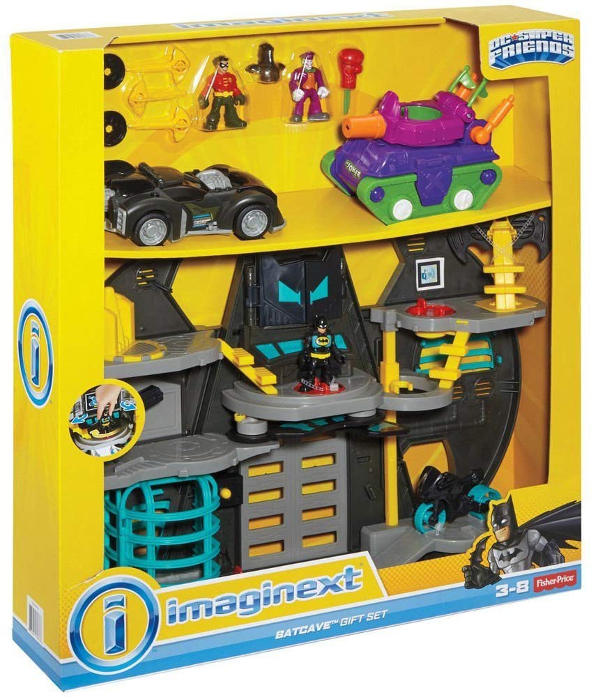 imaginext batcave gift set