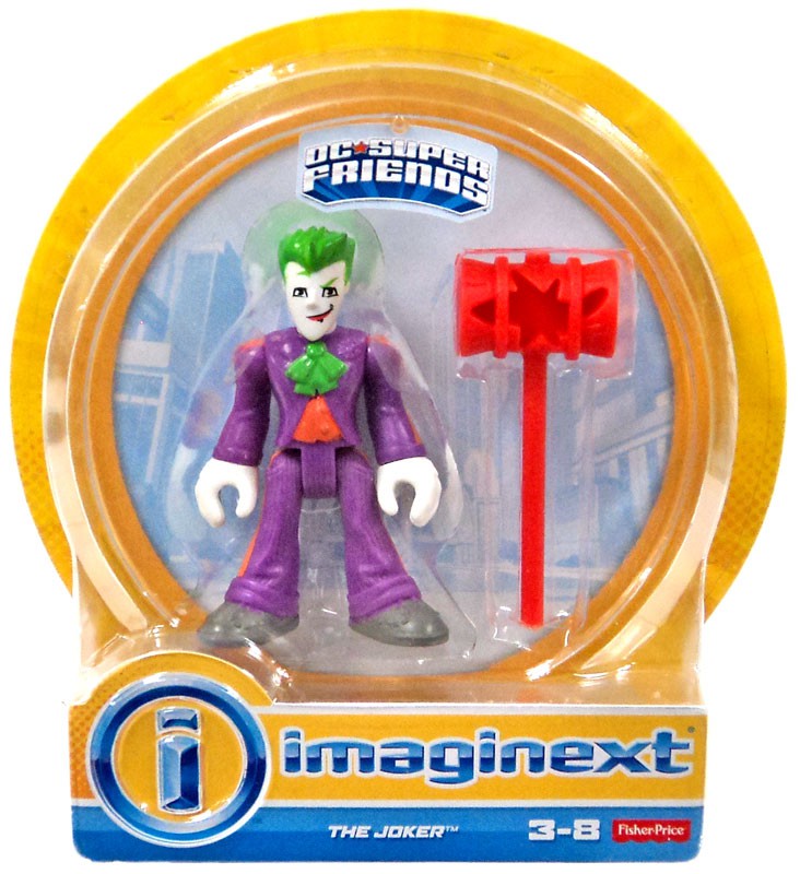 Fisher Price DC Super Friends Batman Imaginext The Joker 3Inch Mini Figures 887961315196 eBay