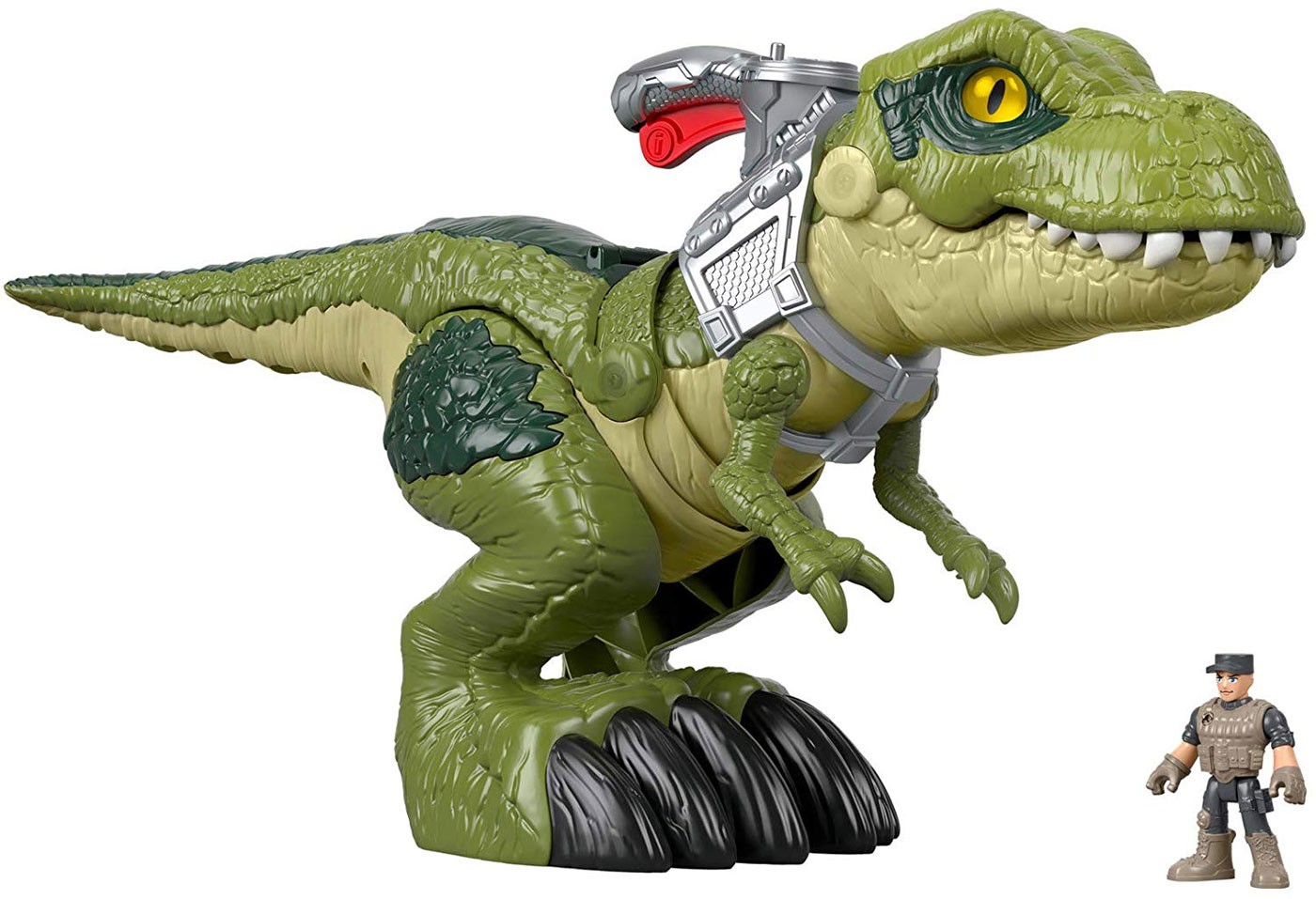 Fisher Price Jurassic World Imaginext Mega Mouth TRex Figure Set