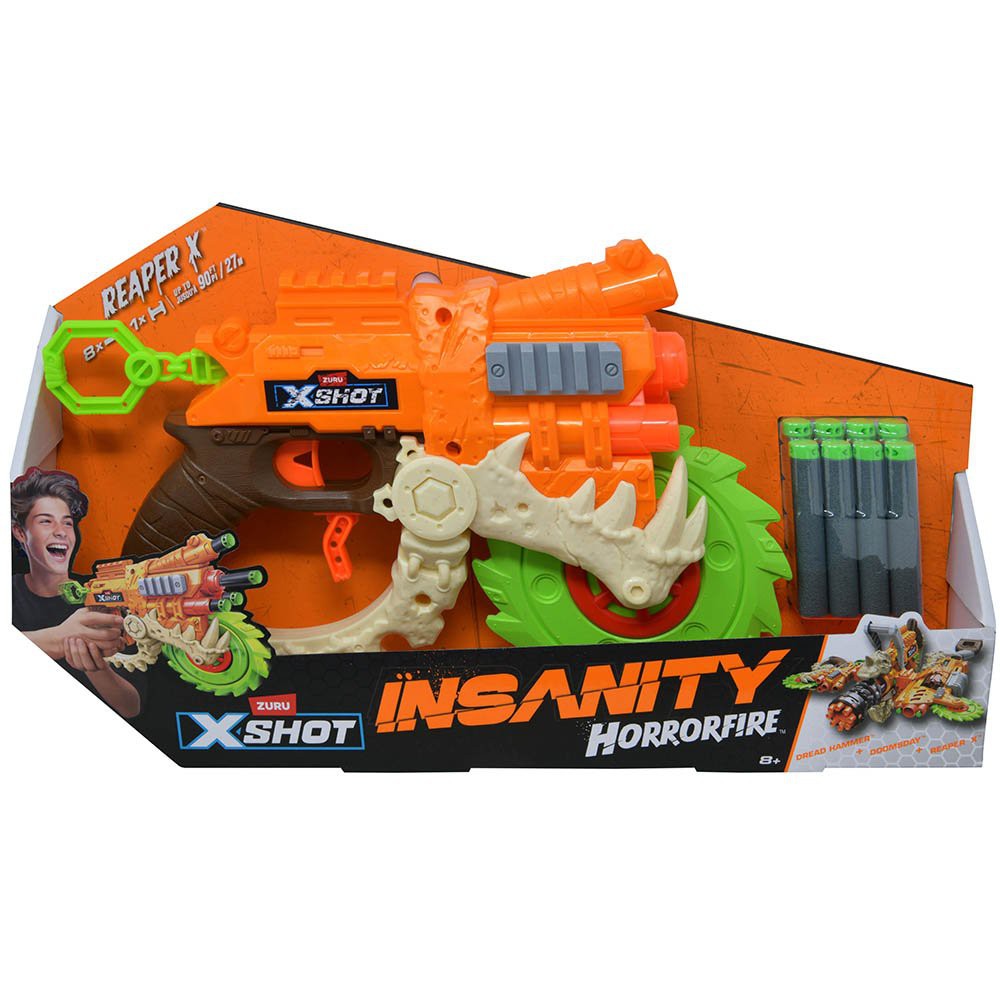 X-Shot Insanity Horrorfire Reaper Blaster [8 Darts] | eBay