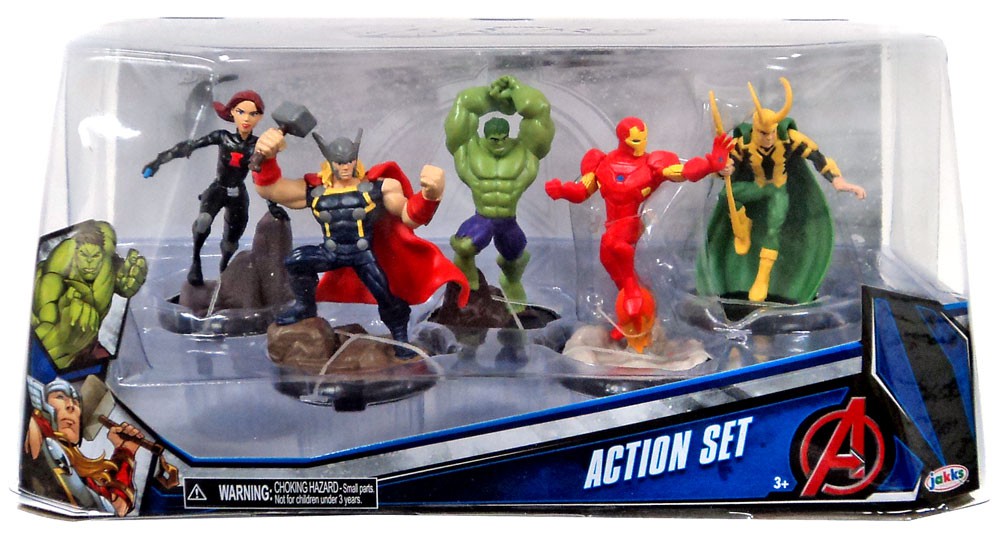 Marvel Avengers Action Set 5-Piece PVC 
