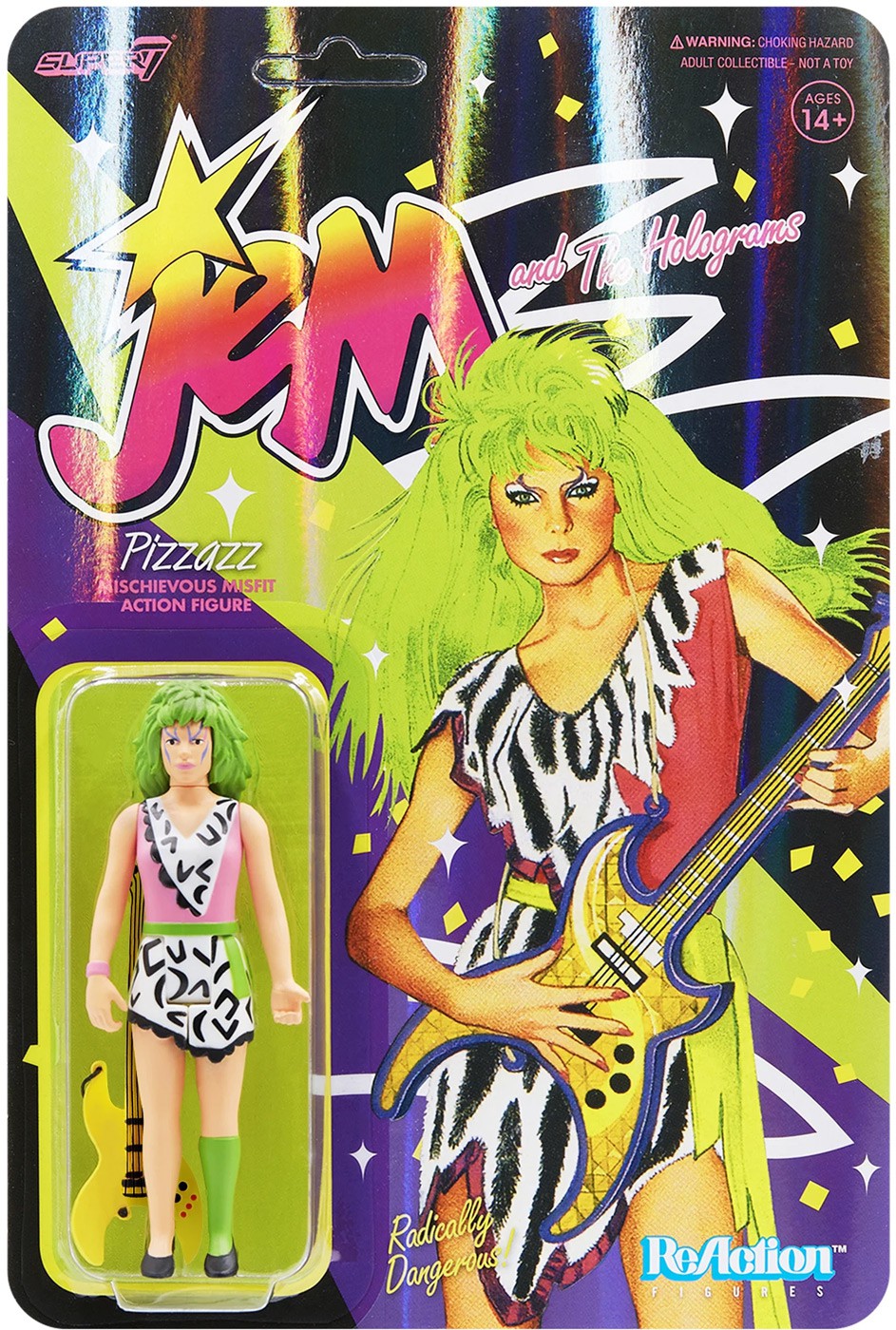 ReAction Jem & The Holograms Pizzazz Action Figure | eBay