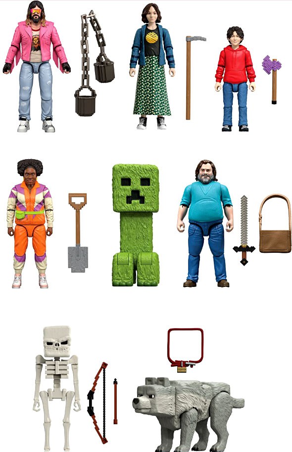 アルティメットムービーパック MINECRAFT MOVIE フィギュア 海外 A Minecraft Movie Ultimate Action Figure 8-Pack Set | eBay