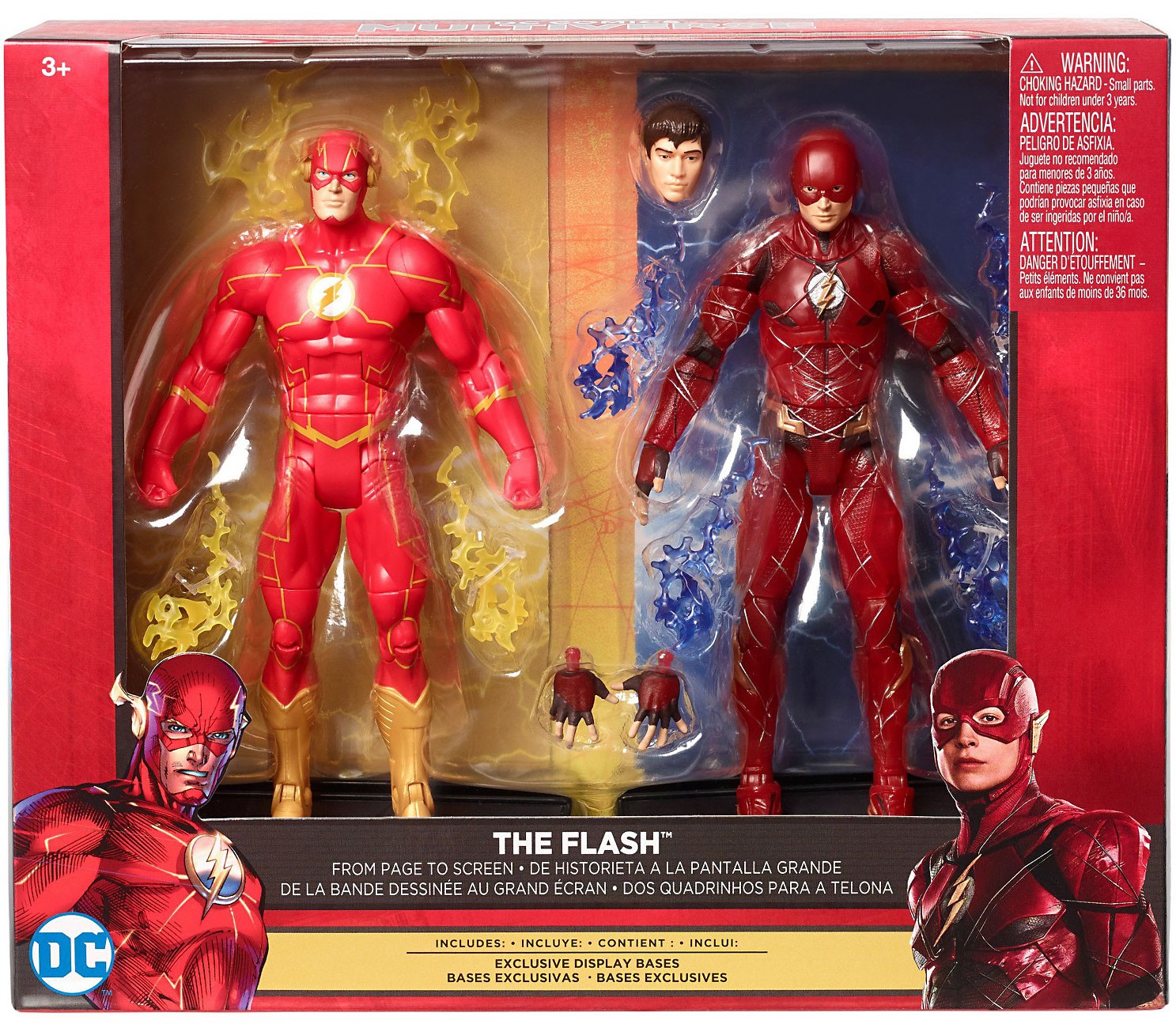 Justice League Movie Multiverse The Flash Action Figure 2Pack