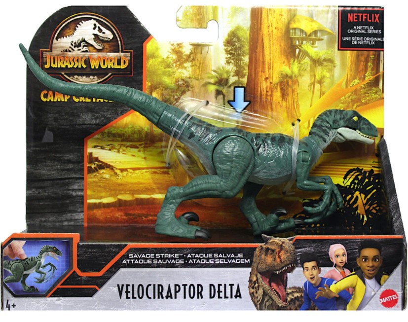 jurassic world camp cretaceous velociraptor