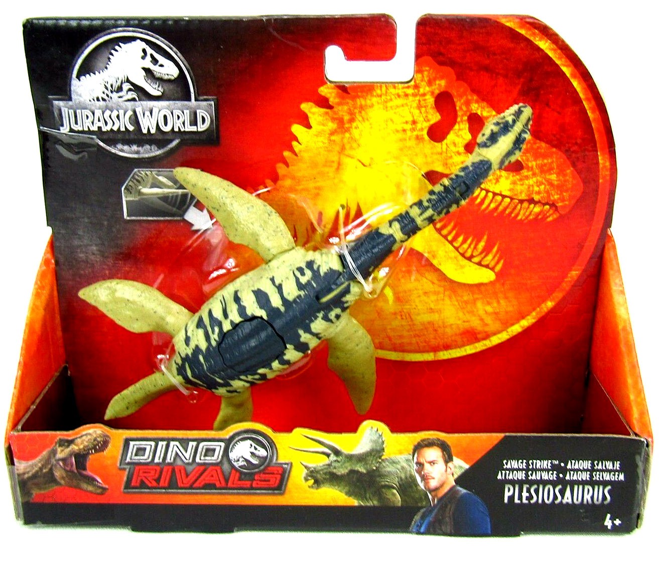 Jurassic World Fallen Kingdom Dino Rivals Plesiosaurus Action Figure ...