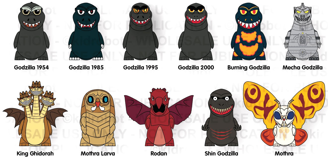 KidRobot Godzilla King of the Monsters Vinyl Mini Series Godzilla 3" Mystery Pack [1 RANDOM Figure]