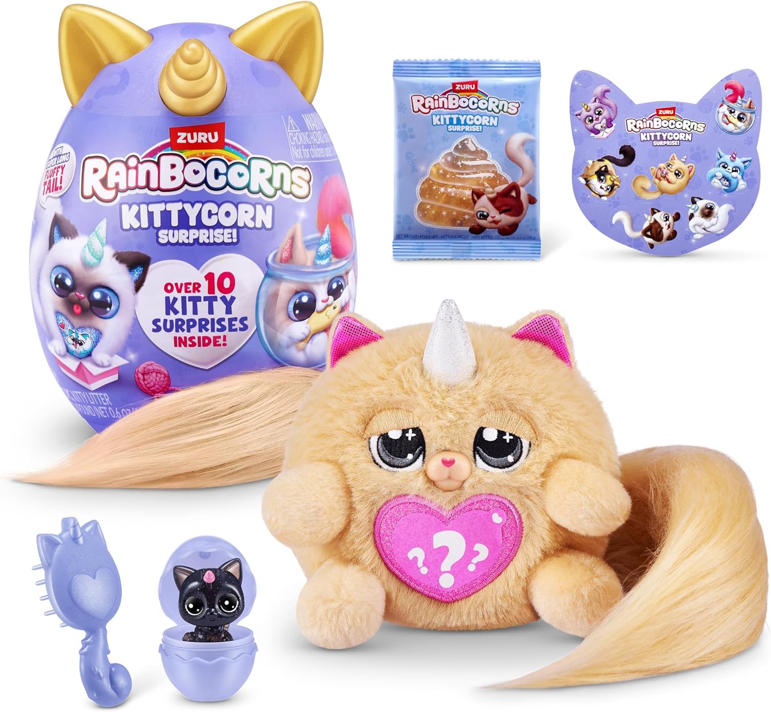 Rainbocorns Kittycorn Persian Egg Plush [Over 10 Kitty