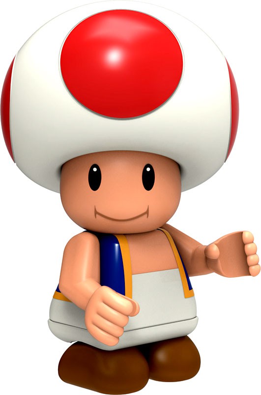 K'NEX Super Mario Toad 2-Inch Minifigure [Loose] | eBay