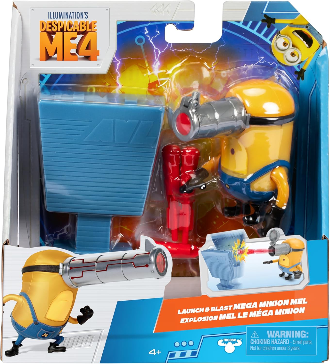 Despicable Me 4 Mega Minion Mel Action Figure [Launch & Blast] | eBay