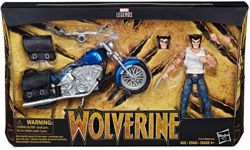 Details About Marvel Legends Ultimate Wolverine With Motorcycle Action Figure