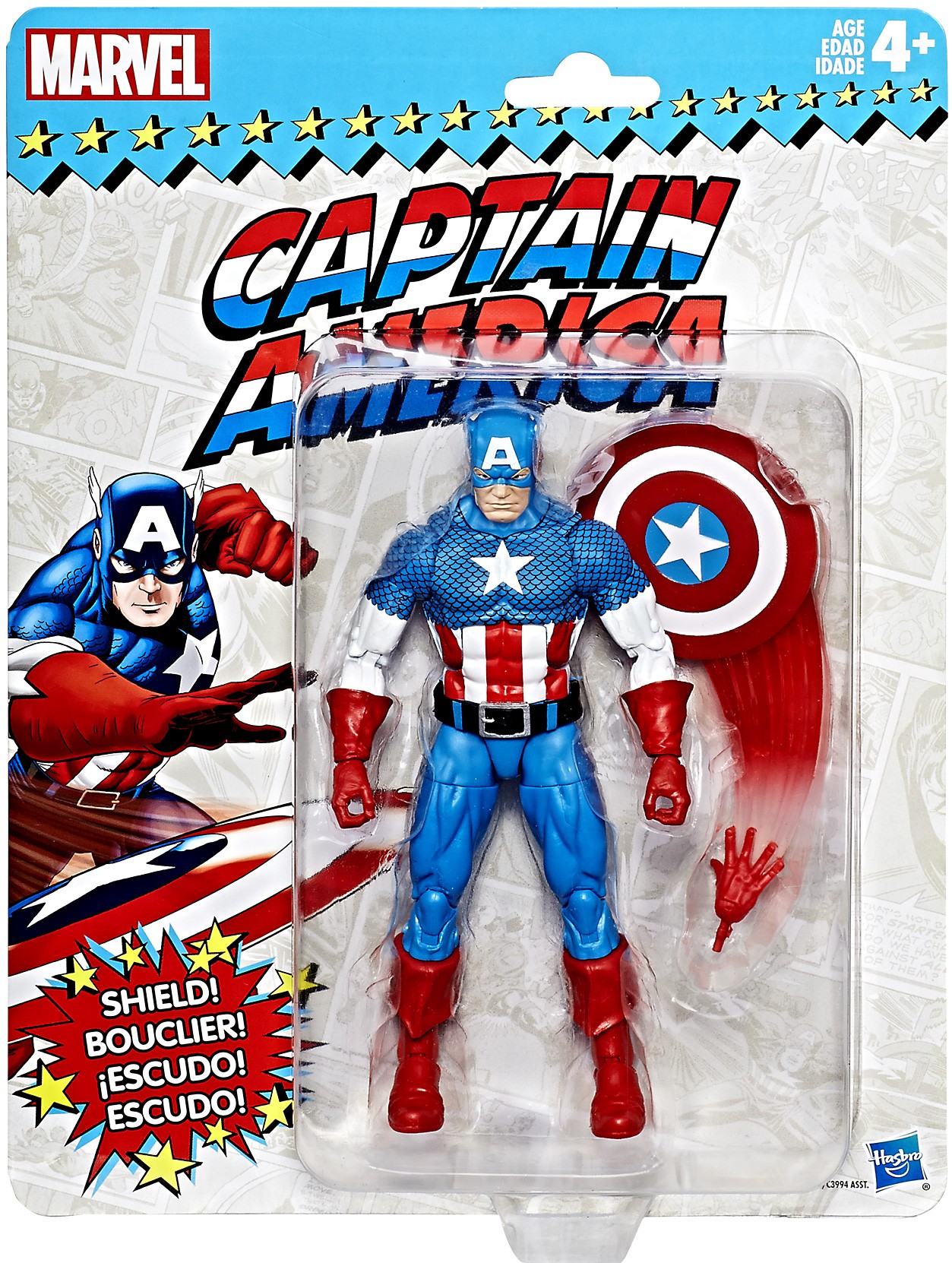 vintage captain america action figure