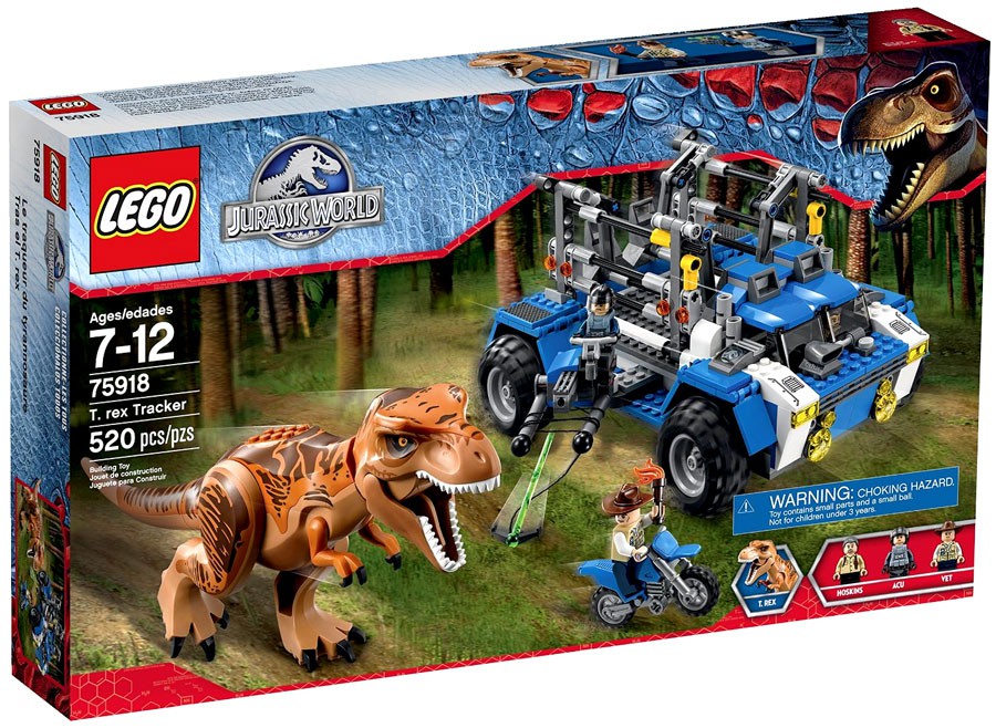Lego Jurassic World T Rex Tracker Set Ebay