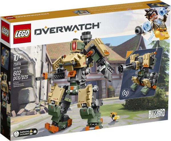 lego overwatch 75974 bastion building kit robot action figure