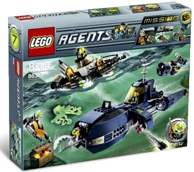 人気。TRITON OF THE SEA パーフェクトコレクションフルセット LEGO Agents Mission 7: Deep Sea Quest Set #8636 | eBay