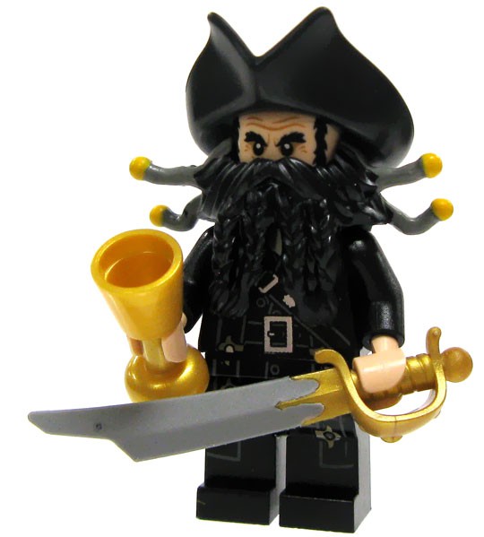 lego blackbeard minifigure