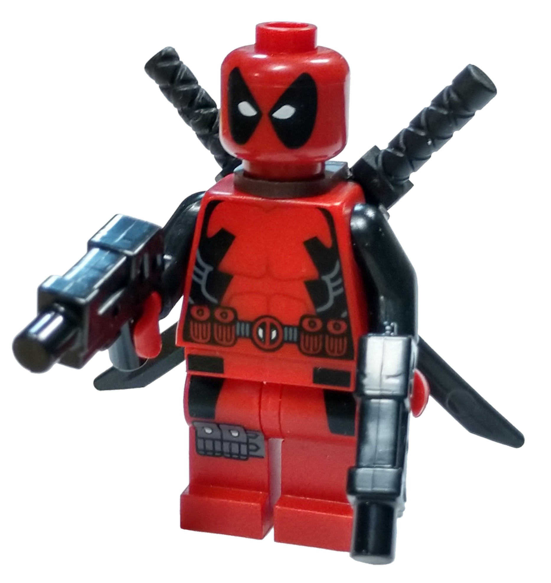 New Genuine LEGO Deadpool Minifig Marvel Super Heroes 6866