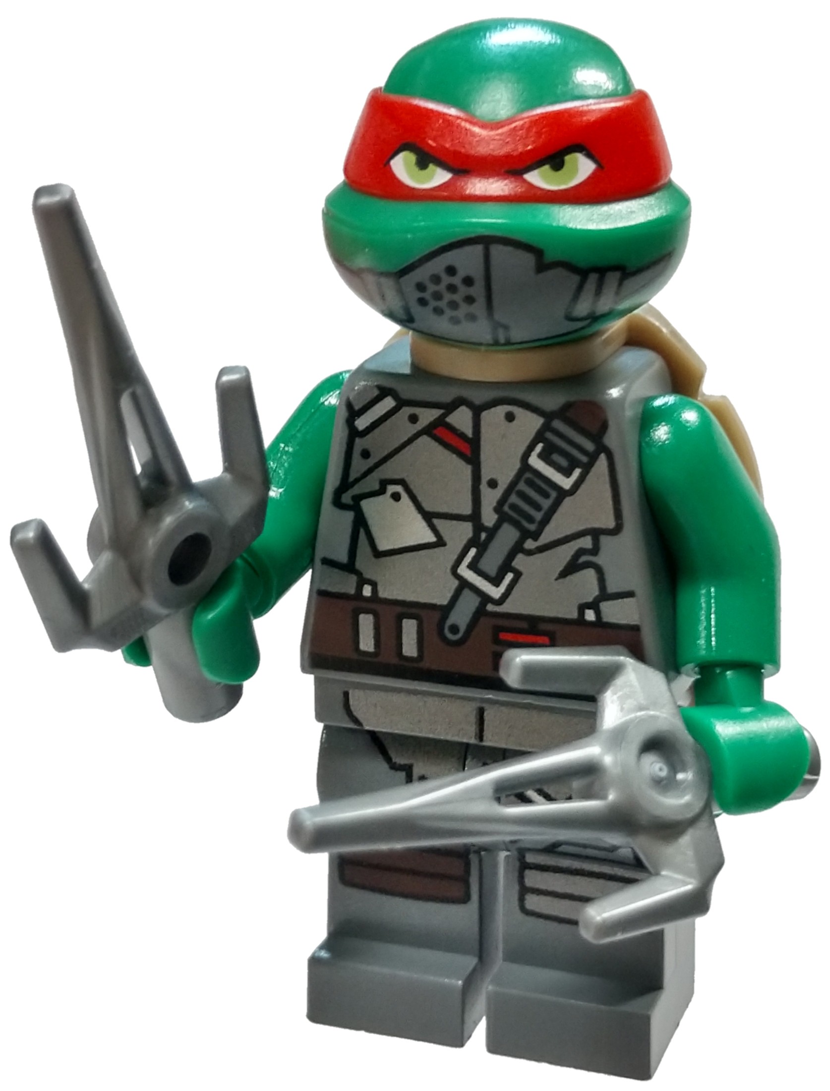Lego Teenage Mutant Ninja Turtles Minifigure Raphael Gritted Teeth 79103!