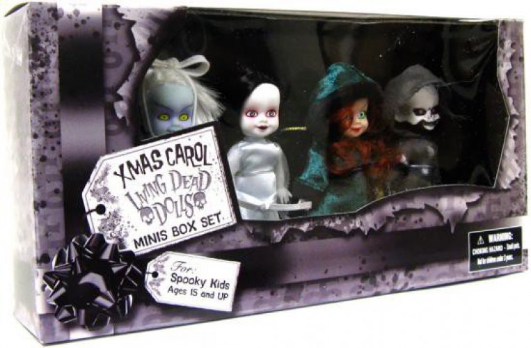 Living Dead Dolls Xmas Carol ミニボックスセット Living Dead Dolls Friday the 13th Xmas Carol Exclusive Mini Dolls