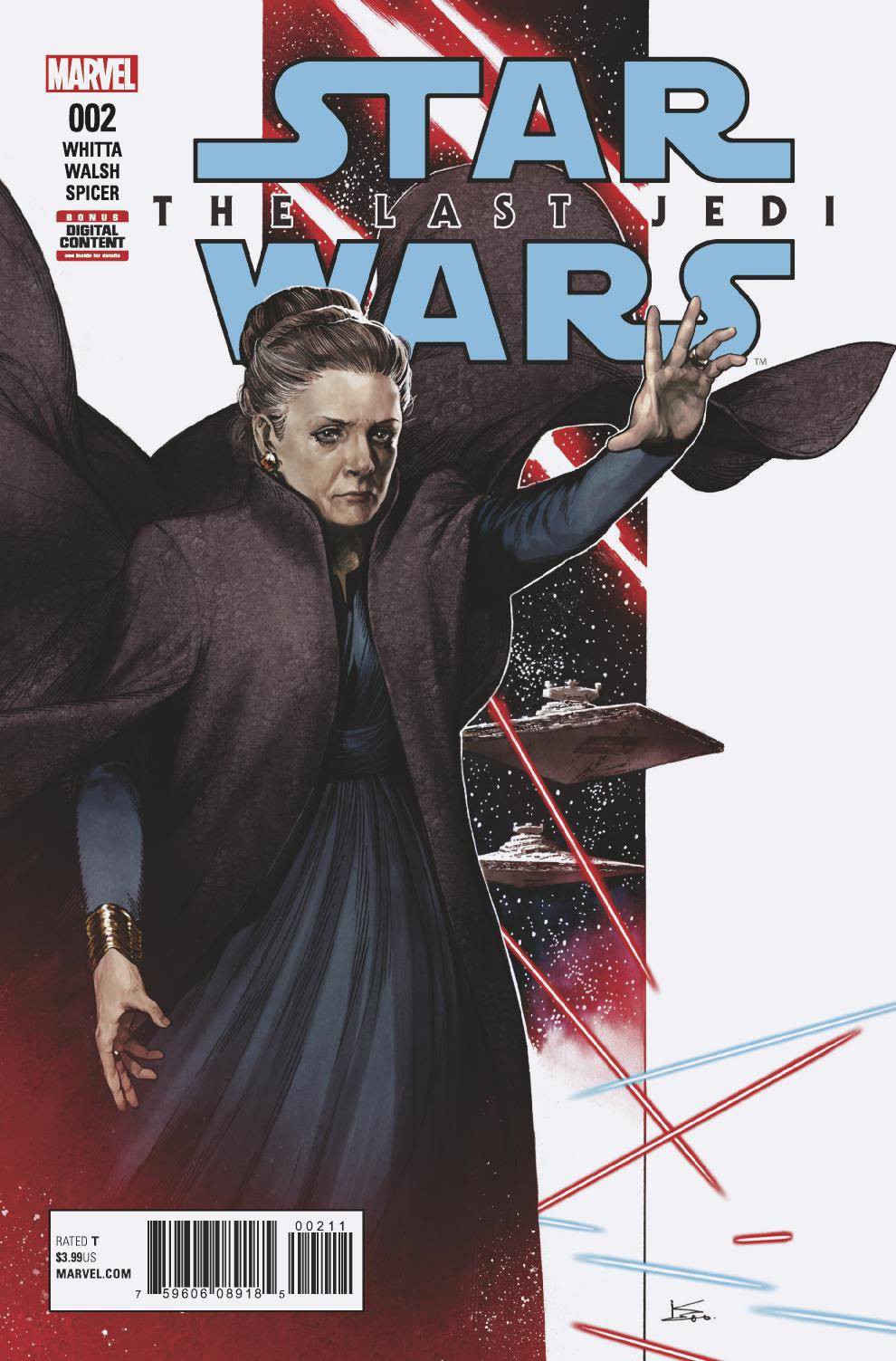 The Last Jedi #2 Marvel NM Comics Book Star Wars