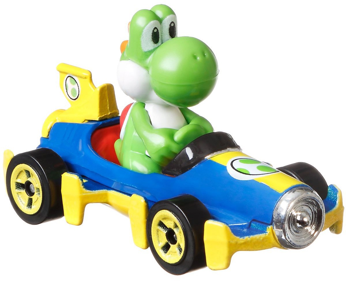 Mattel Hot Wheels Mario Kart Mach 8 Yoshi 164 Diecast Car Loose 5351